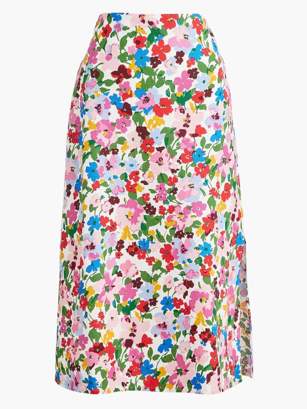 J. Crew Linen Blend Floral Midi Skirt/NWT/SMALL